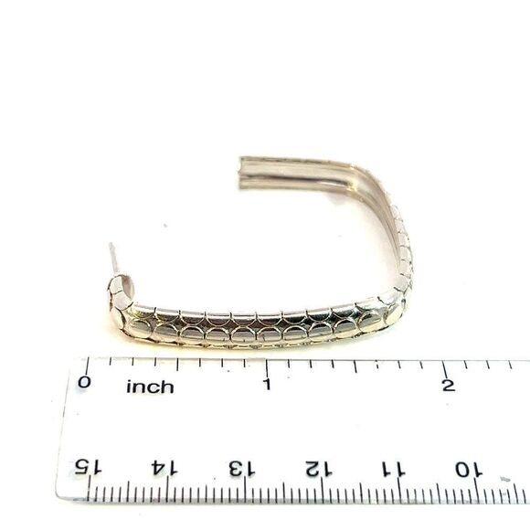 John Hardy Estate Dot Earrings Sterling Silver JH86 - Picture 7 of 7